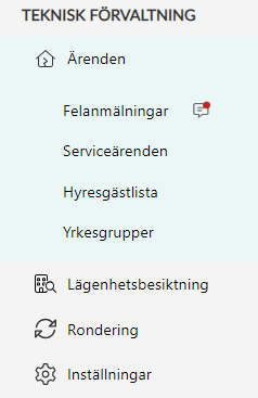 DinHyresvärd gränssnitt