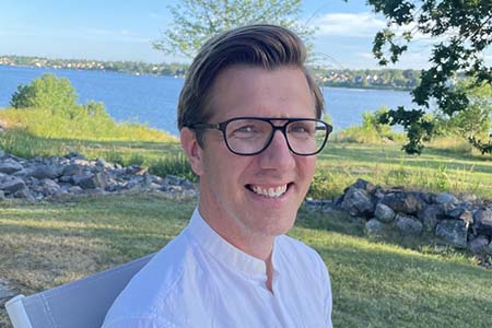 Lars Åberg, ekonomichef på Gränsö slott