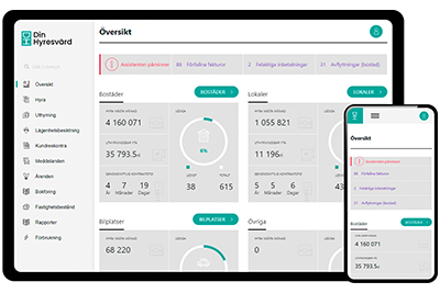 DinHyresvärd gränssnitt