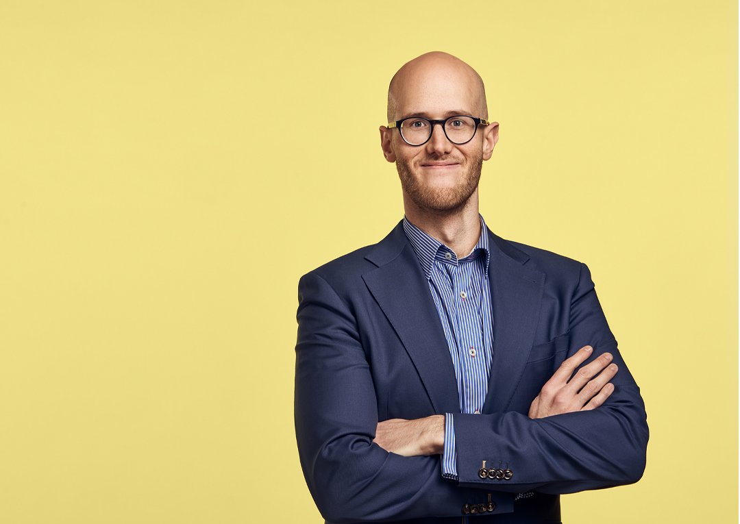 Simo Panas, kommersiell produktägare på Hogia inom Revision & Rådgivning