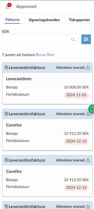 Attestvy från mobilen