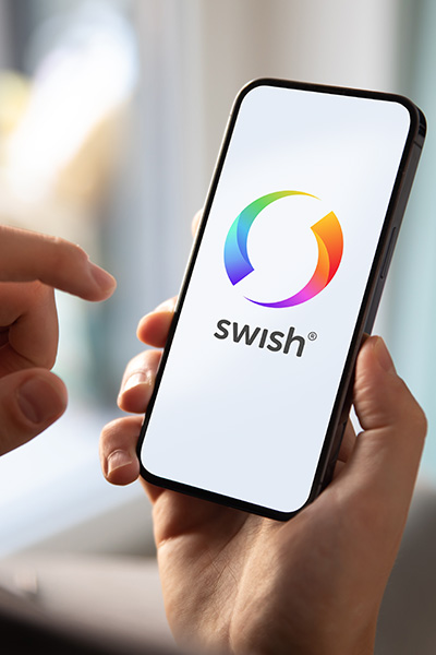 Betala utlägg direkt med Swish