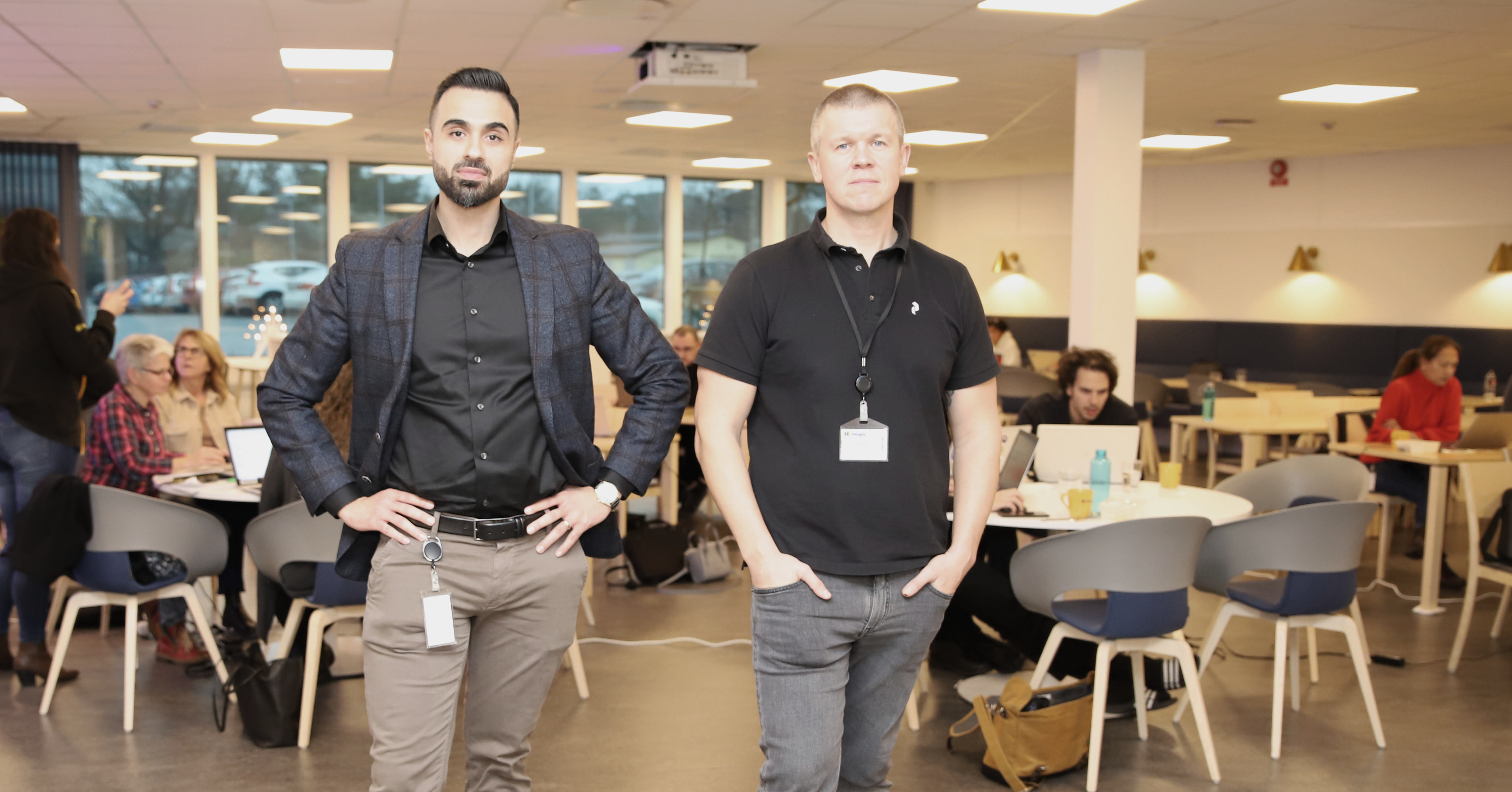 Ali Issa och Linus Kvarnhammar