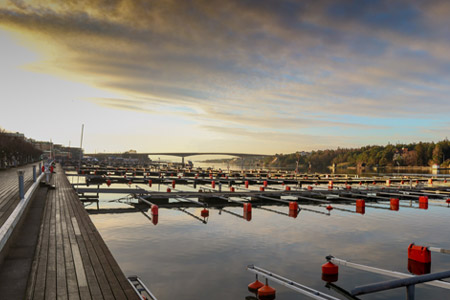 Solnedgång i Stenungsund