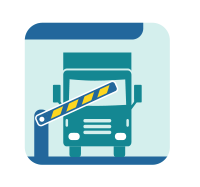 Stöd för automatiserad container gate in